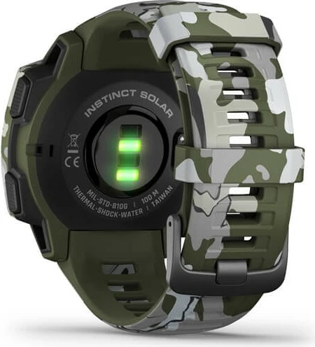 Pametna ura z sončnim polnjenjem Garmin Instinct SOLAR Camo Edition Lichen Camo