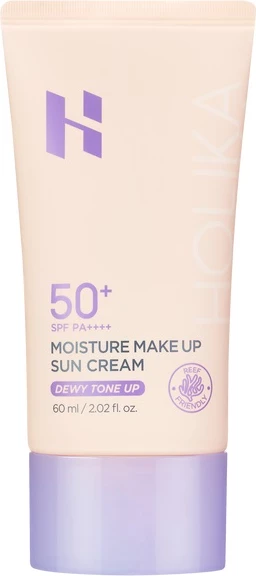 Krema za obraz za zaščito pred soncem Moisture Make Up Sun Cream HOLIKA HOLIKA, za ženske, 60 ml