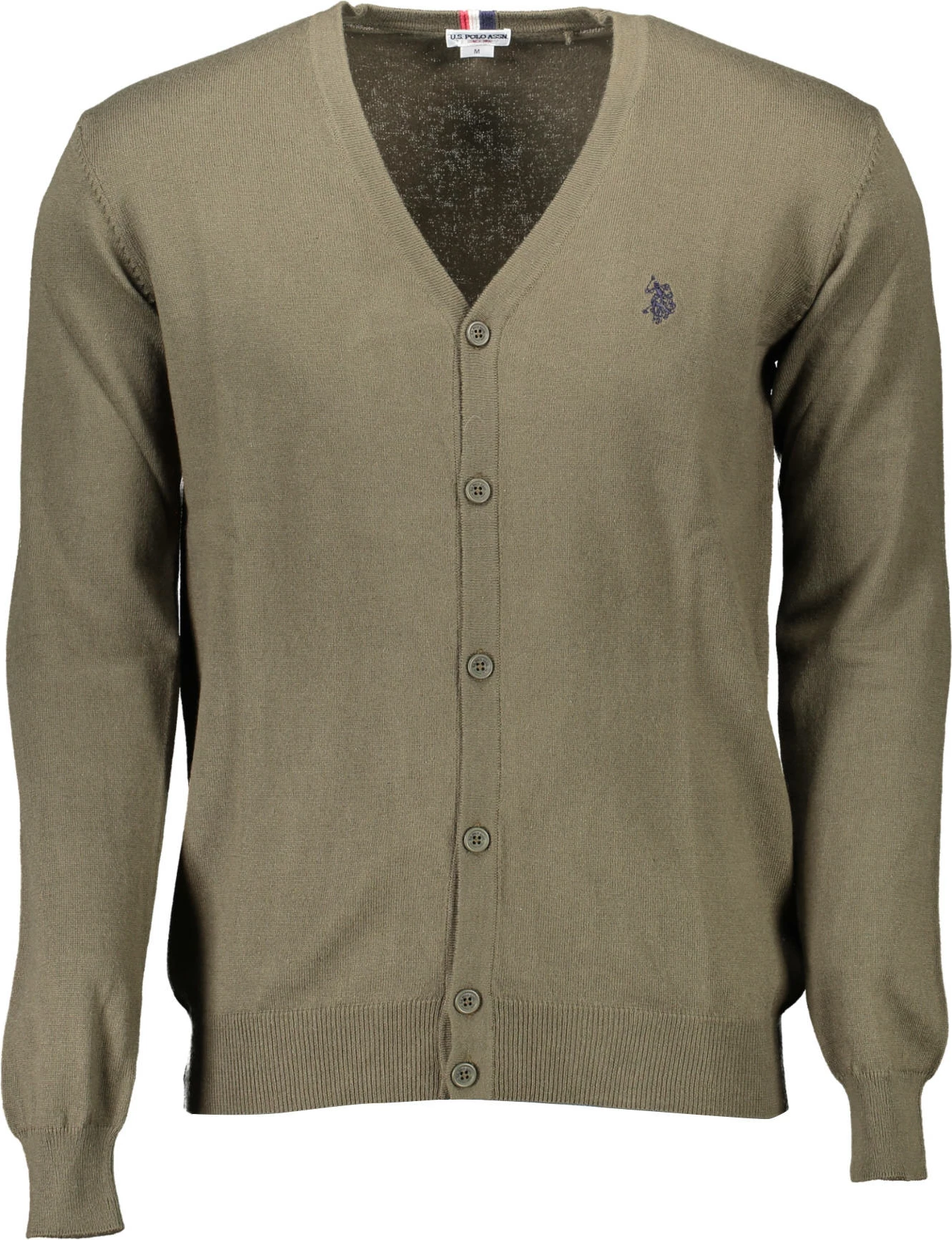 Pletenina za moške U.S. POLO, zelena, 2XL