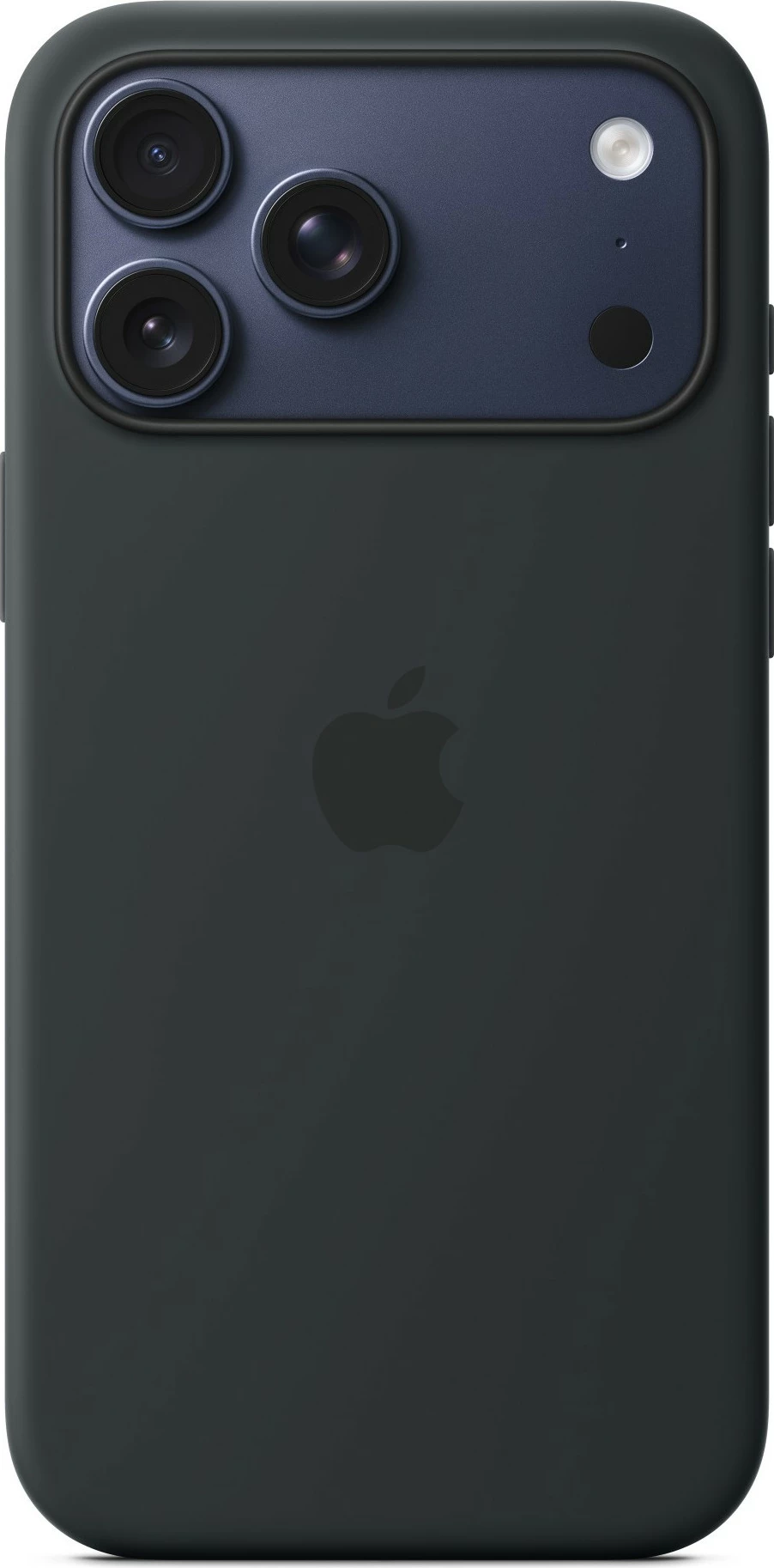 Silikonski ovitek za Apple iPhone 17 Pro Max, MagSafe, črn