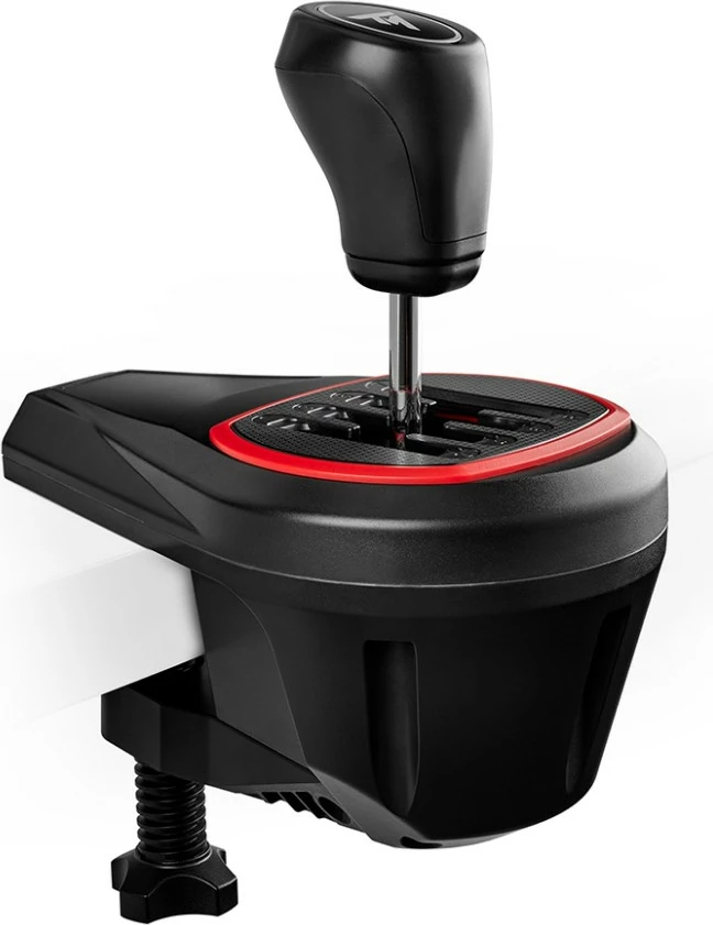 Racing menjalnik Thrustmaster TH8S, dodatni šifter, PS5, PS4, Xbox One, Xbox Series X|S, črn, rdeč