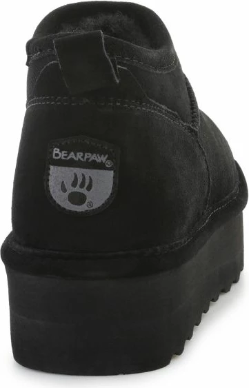 Retro kratki škornji BearPaw, črni