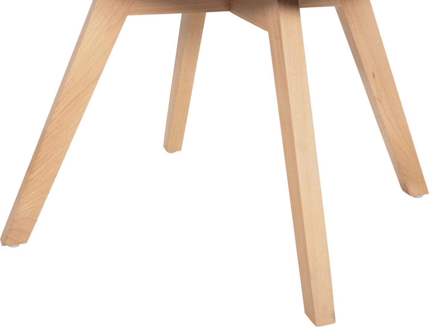 Jedilniški naslanjač REX FH9847.06 iz opečno rdeče-sive tkanine z nogami iz bukovega lesa 53x60x93H cm, set 2 kosov
