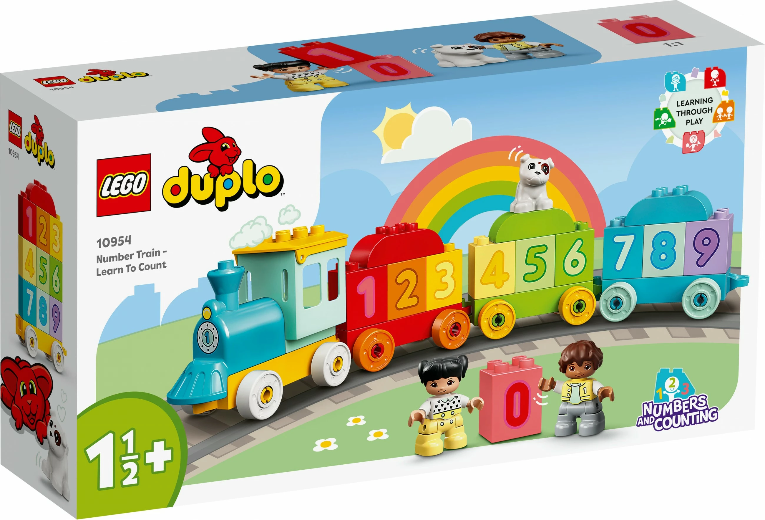 Številski vlak za učenje, LEGO DUPLO, 23 delov, večbarven