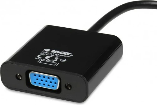 Povezovalnik HDMI na VGA iBox IAHV01, črn