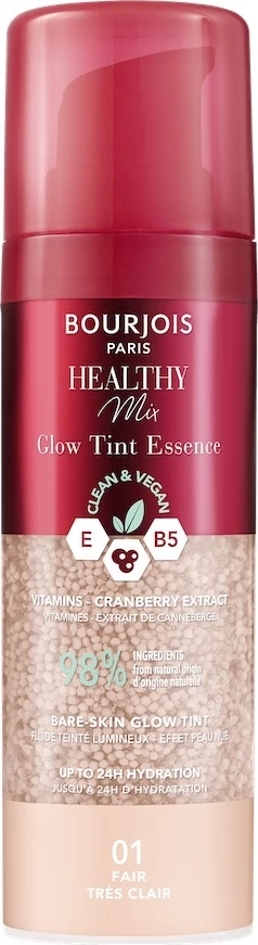 Essence za obraz Healthy Mix Glow Tint Essence 01 Fair, Bourjois, 30 ml