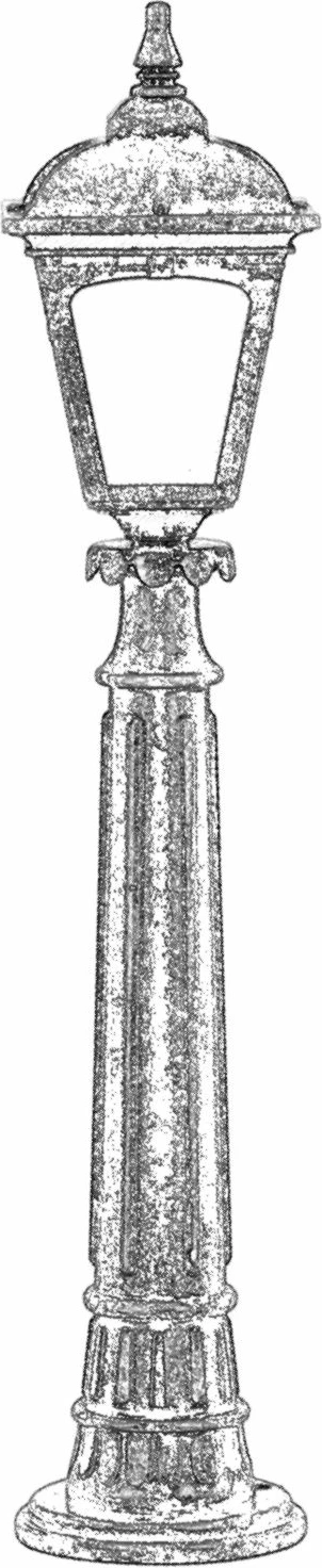 Zunanja stoječa svetilka Opviq BSU-68185-BKR-M1-B, rjava