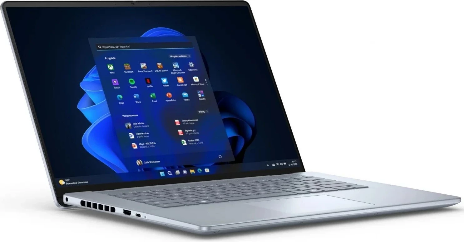 Prenosnik 16" na dotik, Intel Core Ultra 7 155H, 32 GB RAM pomnilnik, 1 TB SSD, Dell Inspiron 16 7640, bel