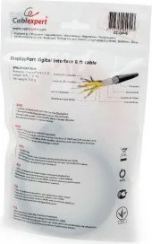 DisplayPort kabel Gembird CC-DP2-6, 1,8 m, črn