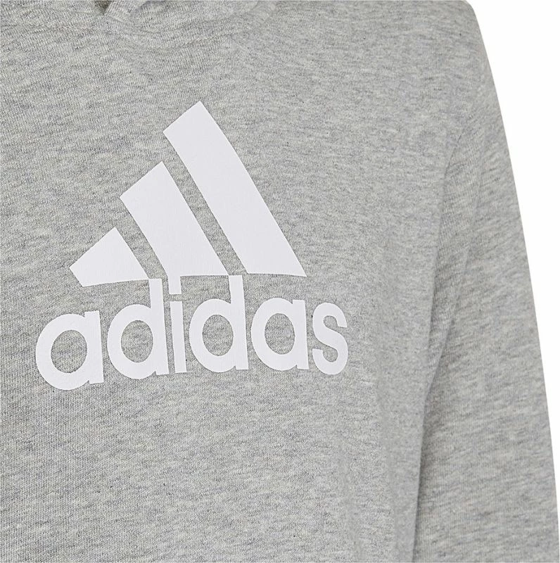 Duks z otroki adidas s kapuco, črn in siv