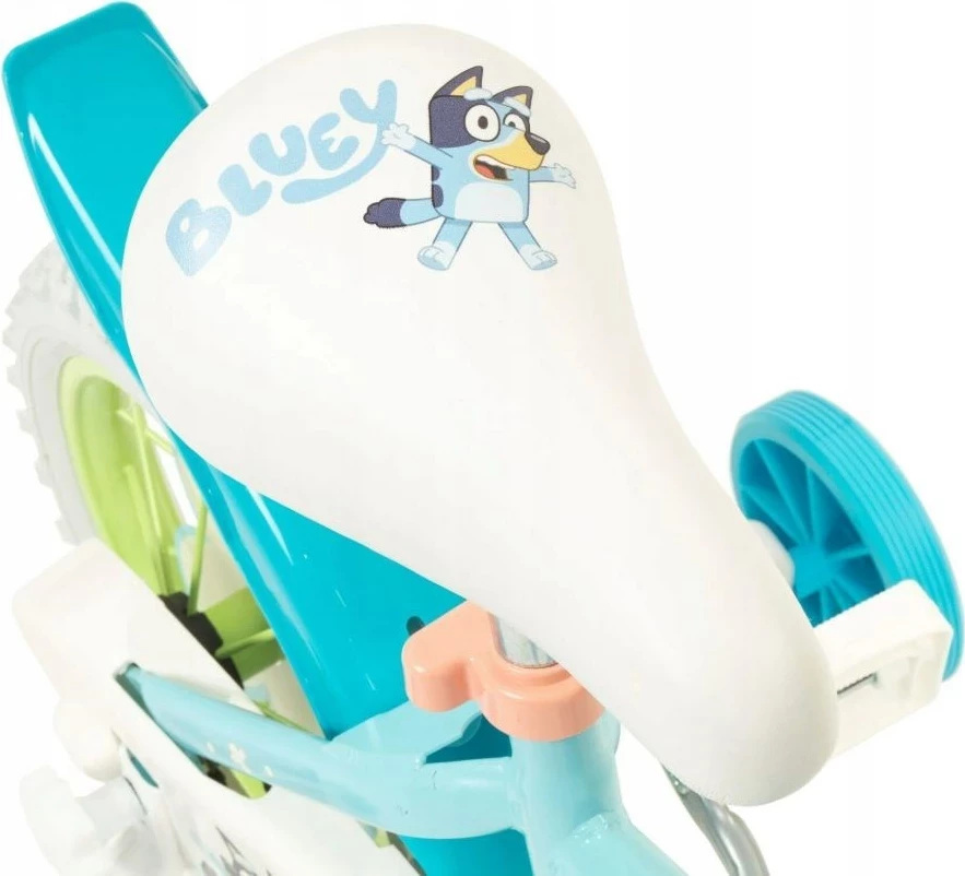 Otroško kolo TOIMSA Bluey 12 in, modro/limetno