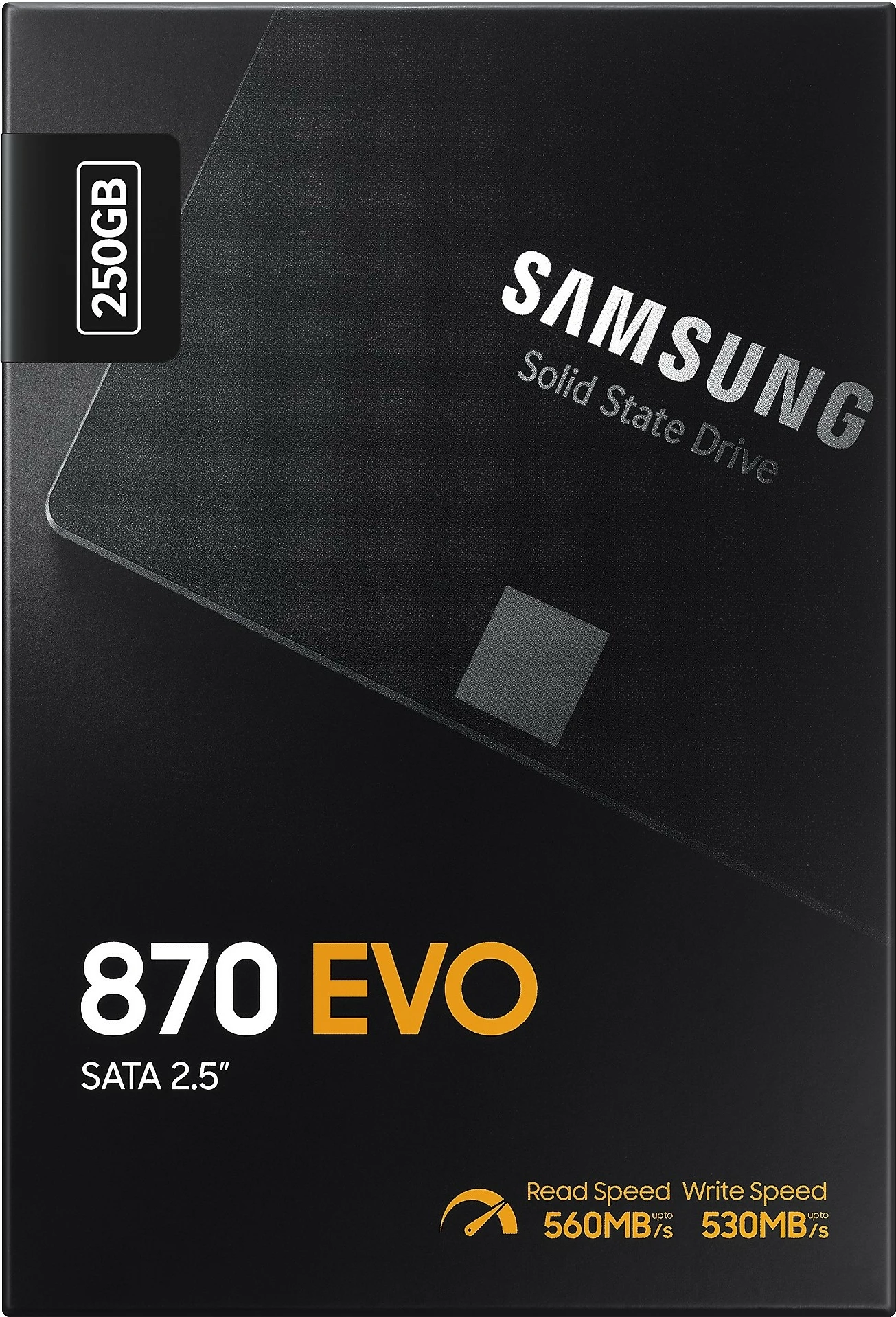 SSD 250 GB, 2,5", 560 MB/s, 6 Gbit/s, črn Samsung 870 EVO