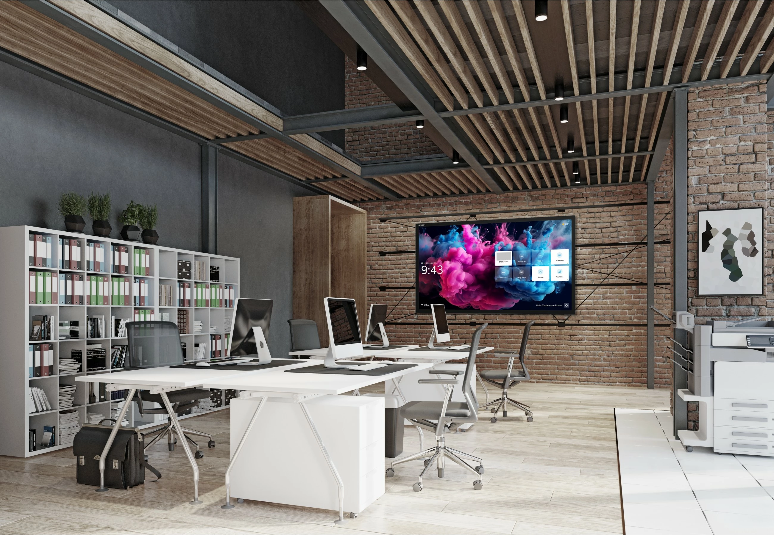 Interaktivni zaslon 65 inč 4K Ultra HD na dotik, AVOCOR H Serie AVH-6520, 4x HDMI, Wi-Fi