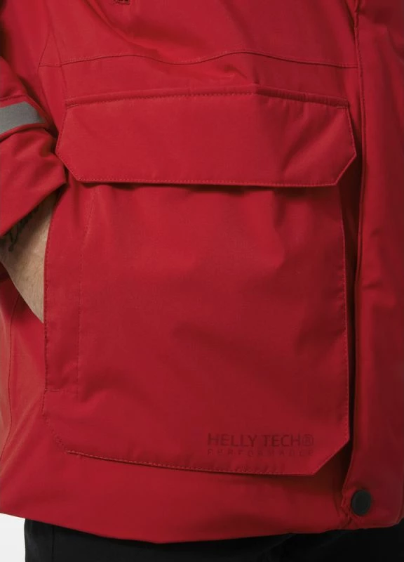 Parka Reine Helly Hansen, moška, rdeča