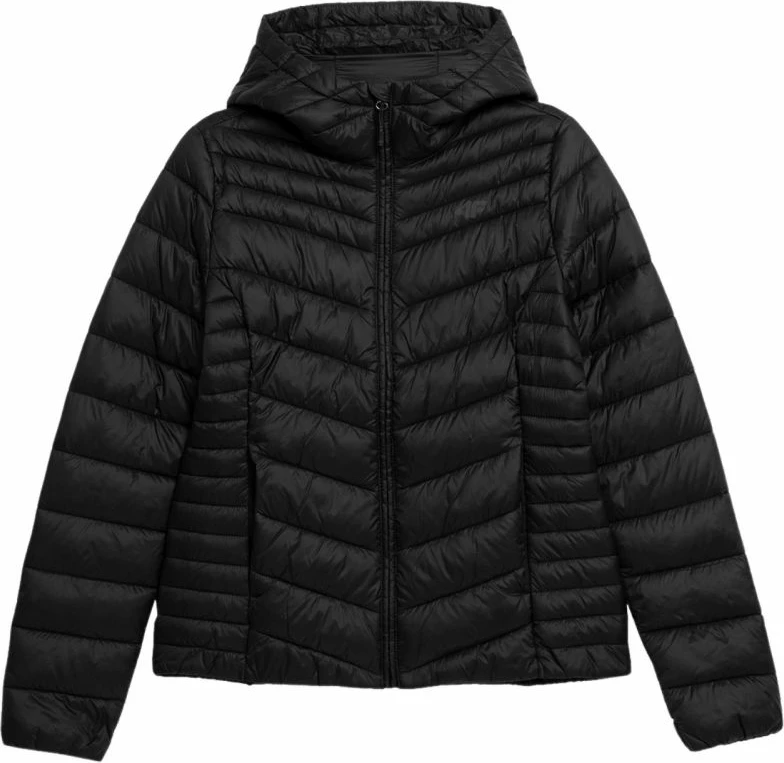 Črna ženska plašč 4f