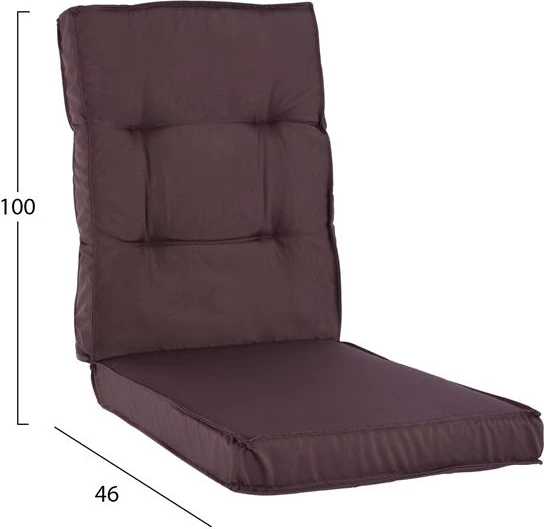 Blazina iz tkanine z rjavim hrbtom 100x46x7 FH5745.03