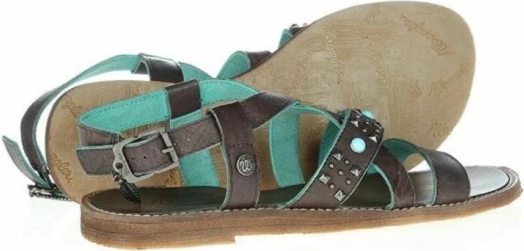 Sandali za ženske, Wrangler Lola Lady W WL141650-30, rjavi