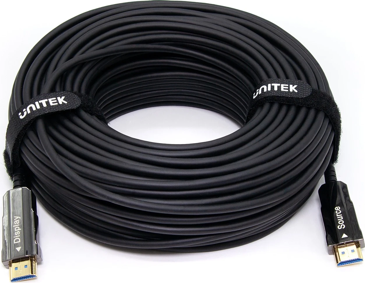 Optični HDMI 2.0 kabel Unitek, 4K 60Hz, 15 m, črn