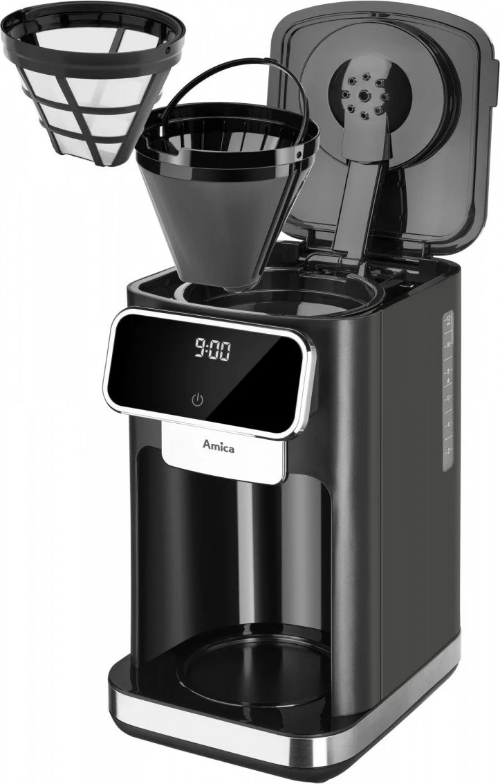 Aparat za kavo pour-over, Amica CD2011 1,8 L 1100 W, črn