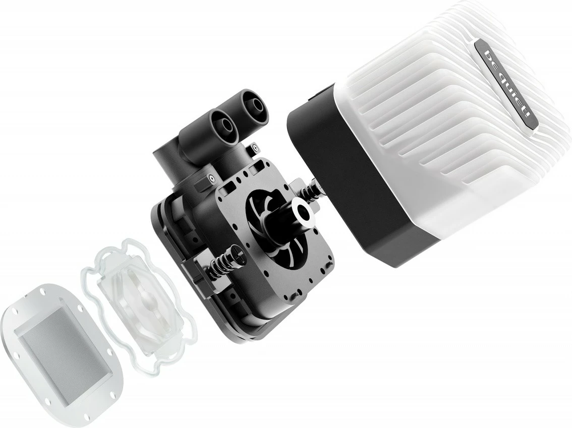Vodno hlajenje za procesor 360 mm AIO ARGB, 3 ventilatorji, črno — Be quiet! Light Loop