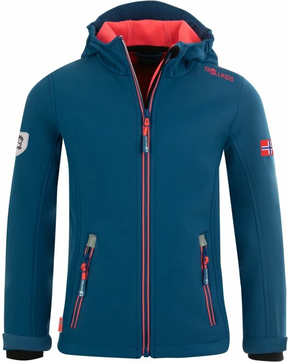 Otroška jakna Trollkids, modra