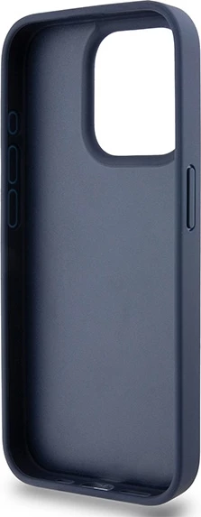 Ovitek DKNY Mono Stripe & Metal Logo za iPhone 15 Pro, modra