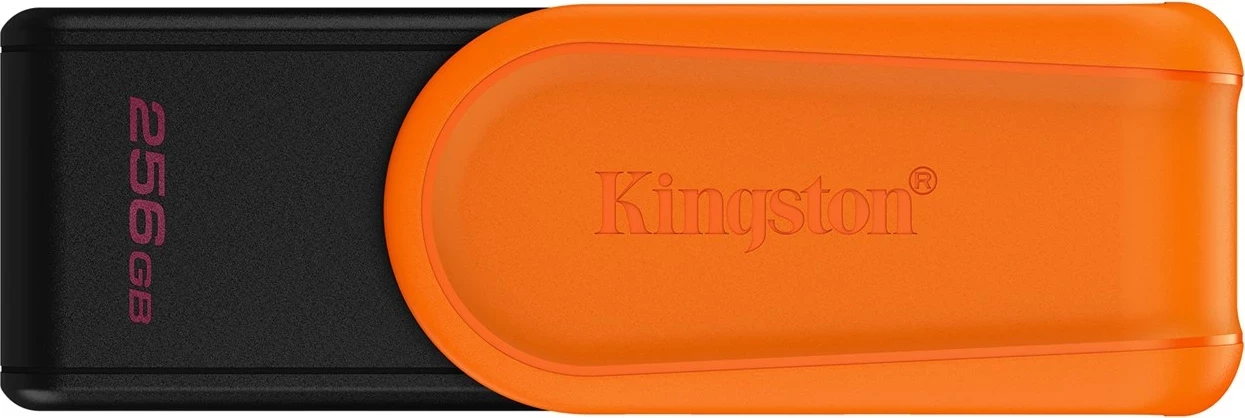Prenosni USB 256GB, Kingston DataTraveler Exodia S, USB 3.2, črn/oranžen