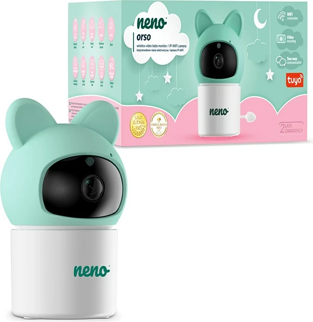 Monitor za dojenčke, IP‑Wi‑Fi, s kamero, mint, Orso