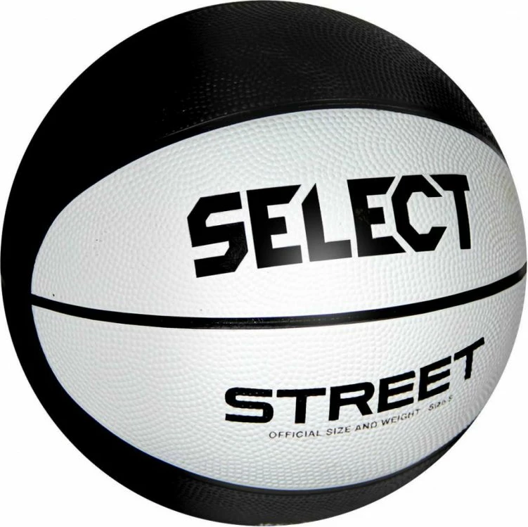 Basketball žoga za moške, ženske in otroke, bela in črna Select