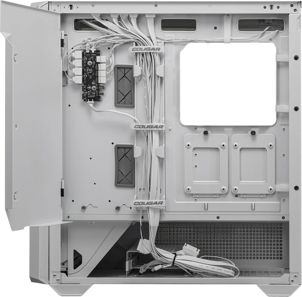 Računalniško ohišje Cougar MX600 ARGB, midi tower, belo