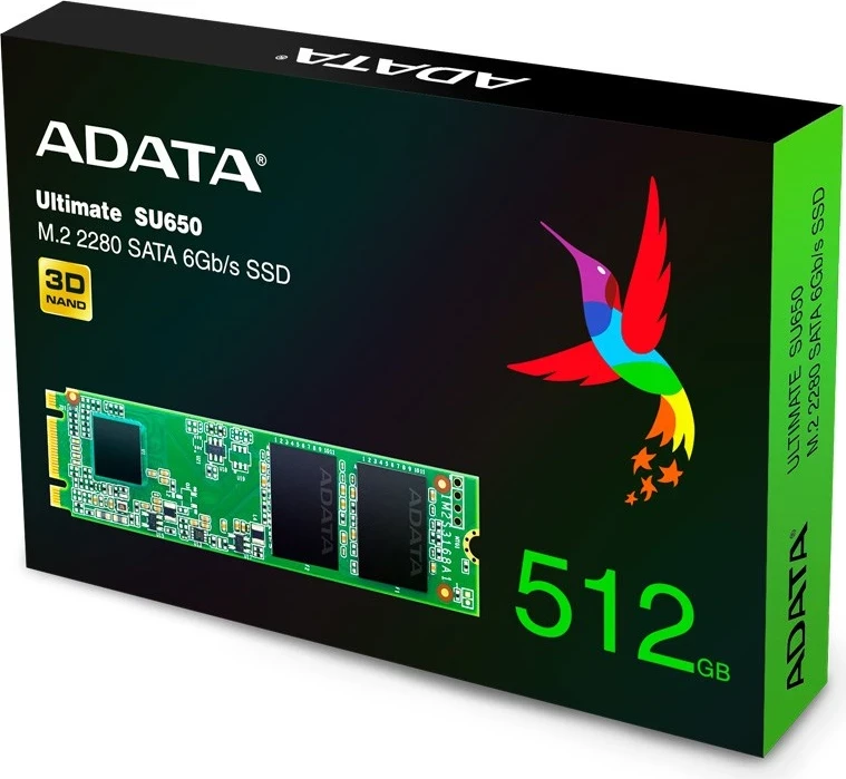 SSD M.2 Adata Ultimate SU650, 512 GB