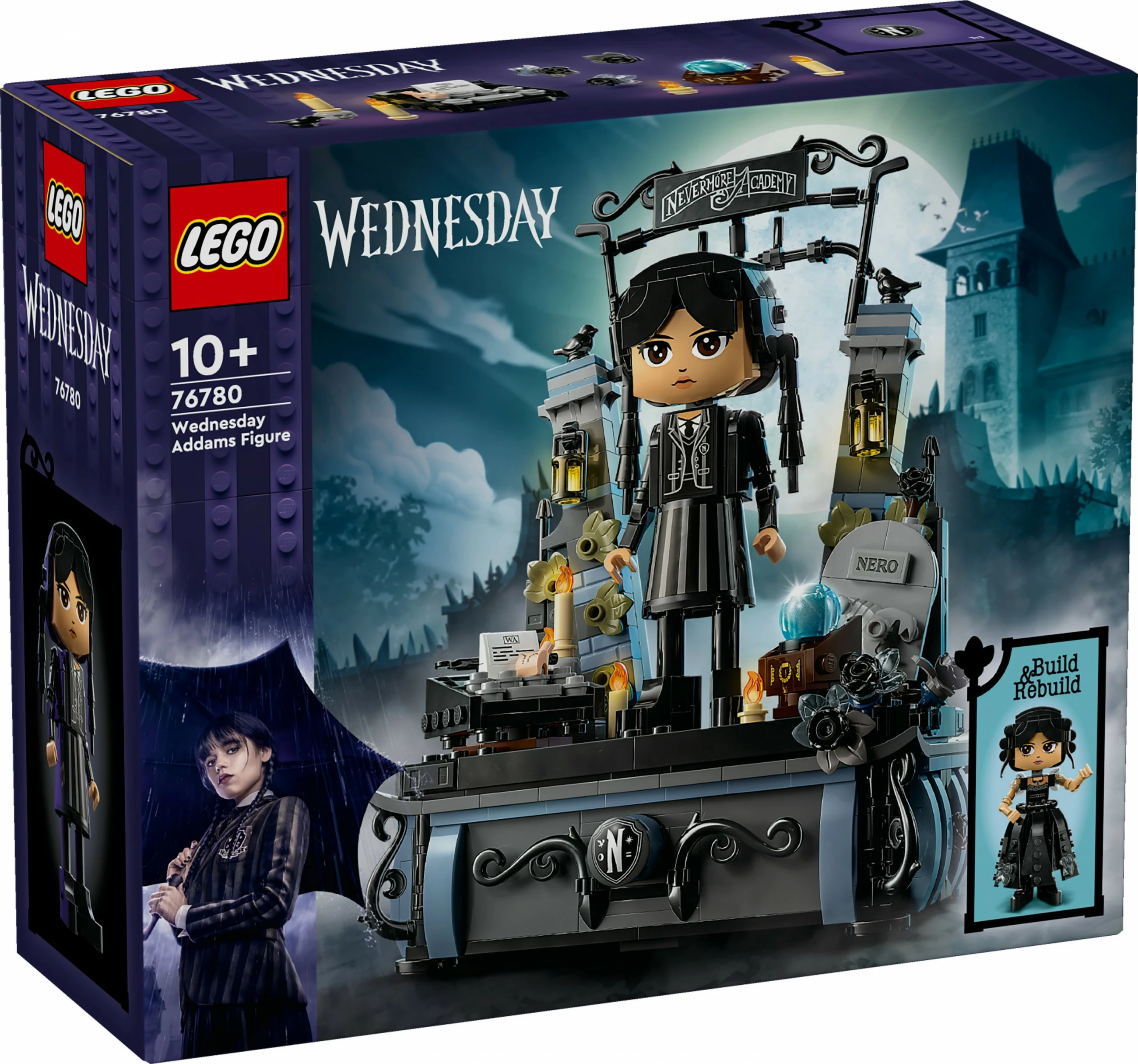 Set za sestavljanje Wednesday LEGO 76780, figurica Wednesday Addams, večbarven