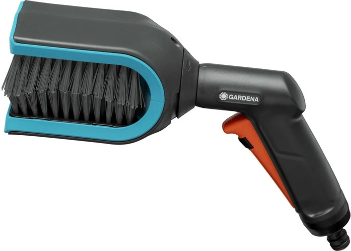Prah ščetin GARDENA 18850-20, za vrtno cev, črn, zelen, siv, oranžen