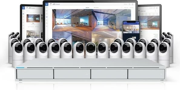 Omrežni snemalnik videa Ubiquiti Protect, 4 kanalov, 4 GB, 1000/10000/100000 Mbit/s, siv