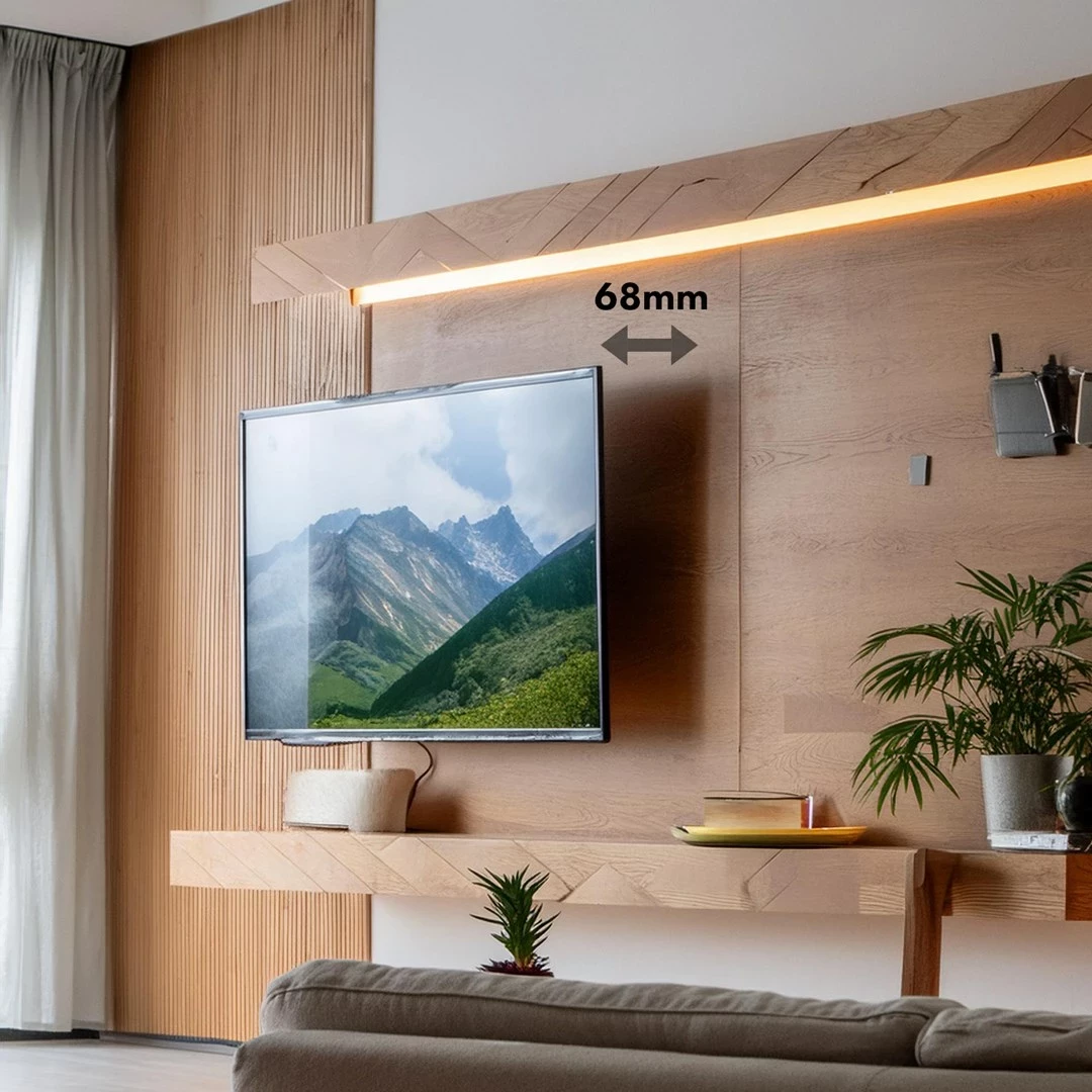 Stenski nosilec za TV Maclean MC-422, 43"-100", črn