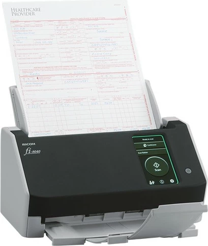 Skaner zložljiv Ricoh fi-8040, 210 x 297 mm, 600 x 600 DPI, 24 bit, 8 bit, 40 ppm, 80 ipm