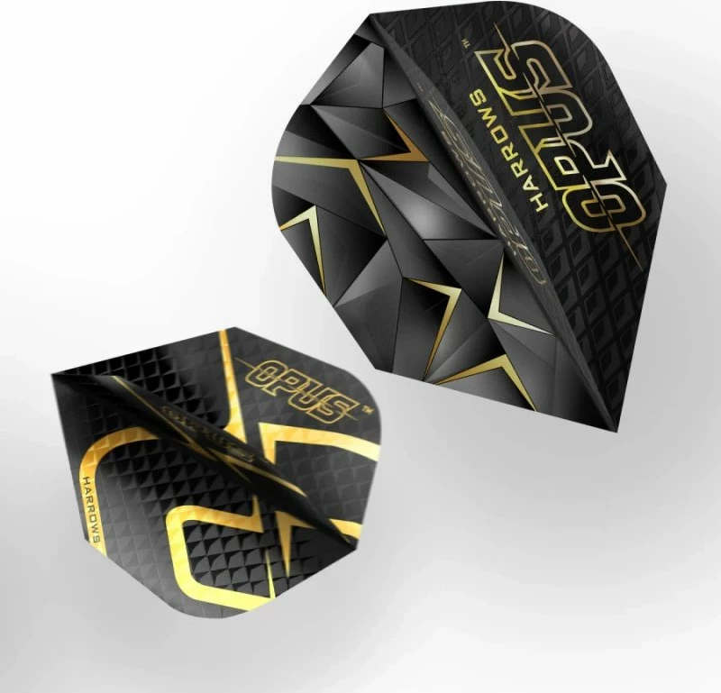 Softip puščice, Harrows Opus 90% tungsten, črne, uniseks