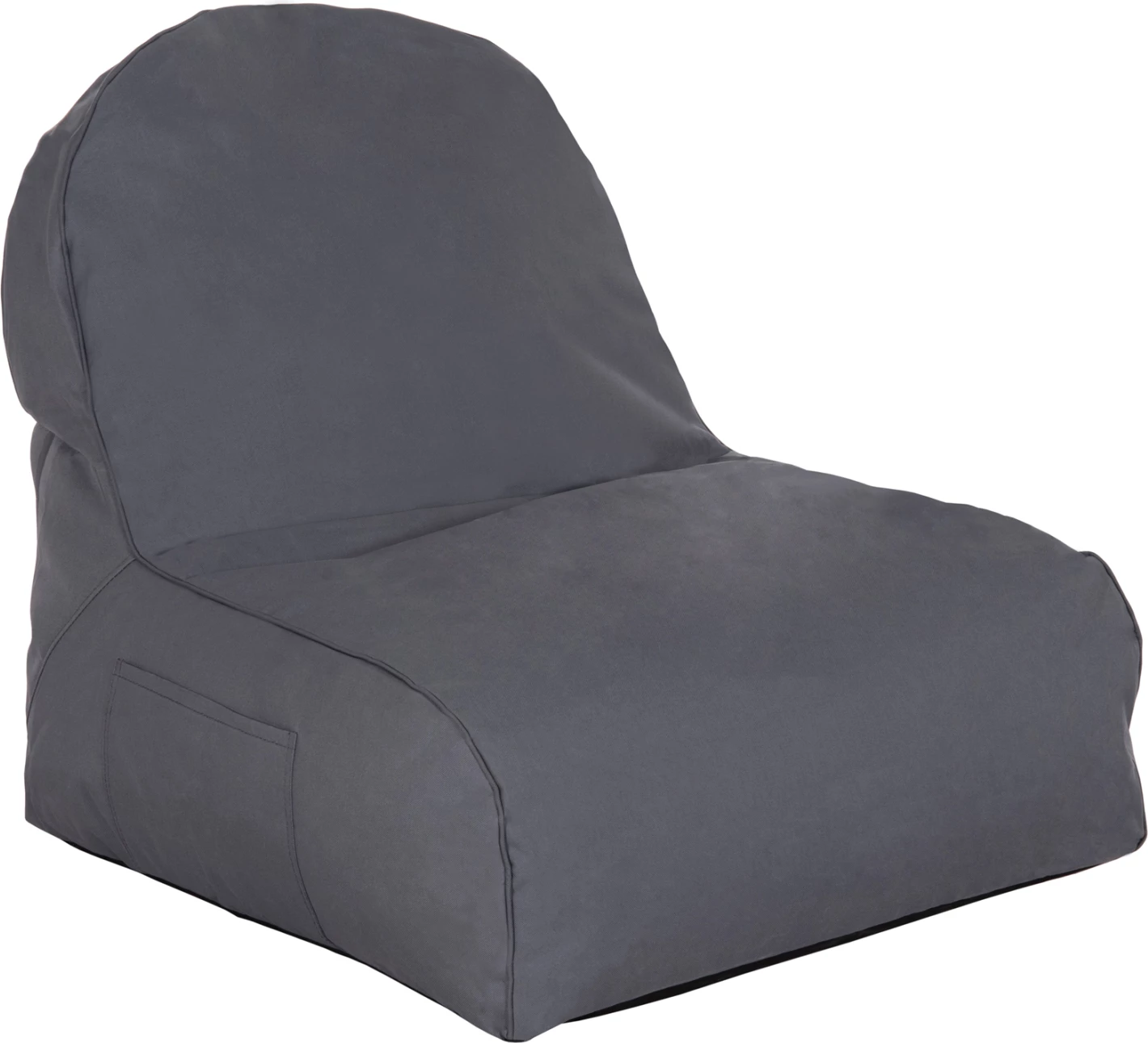 Puf naslonjač Cloud, siva, z UV zaščito, 81x78x73 cm