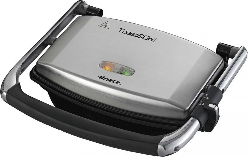 Kontaktni žar Toast & Grill Slim 1911, 1000 W, srebrno-črn — Ariete