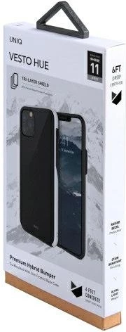 Ovitek Vesto Hue UNIQ za iPhone 11 Pro, črn in bel