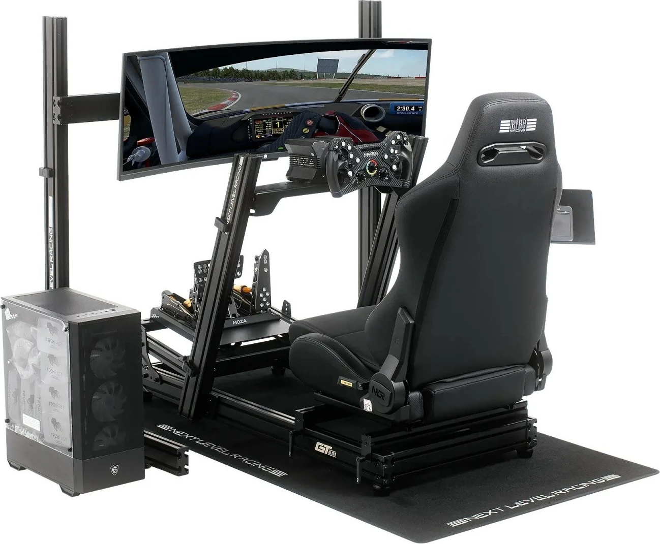 Tepih za tla XL Premium, Next Level Racing NLR-A021, črn