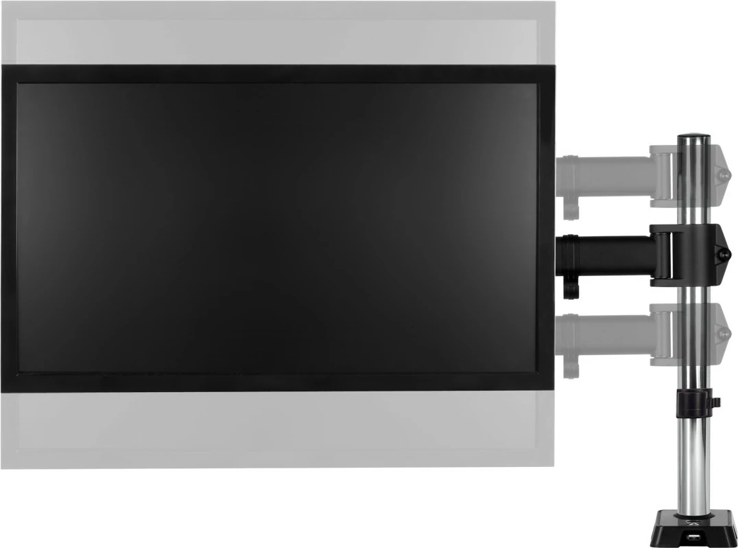 Držalo za monitor z USB hubom ARCTIC Z1 (Gen 3), 15 kg, 96,5 cm (38"), črno
