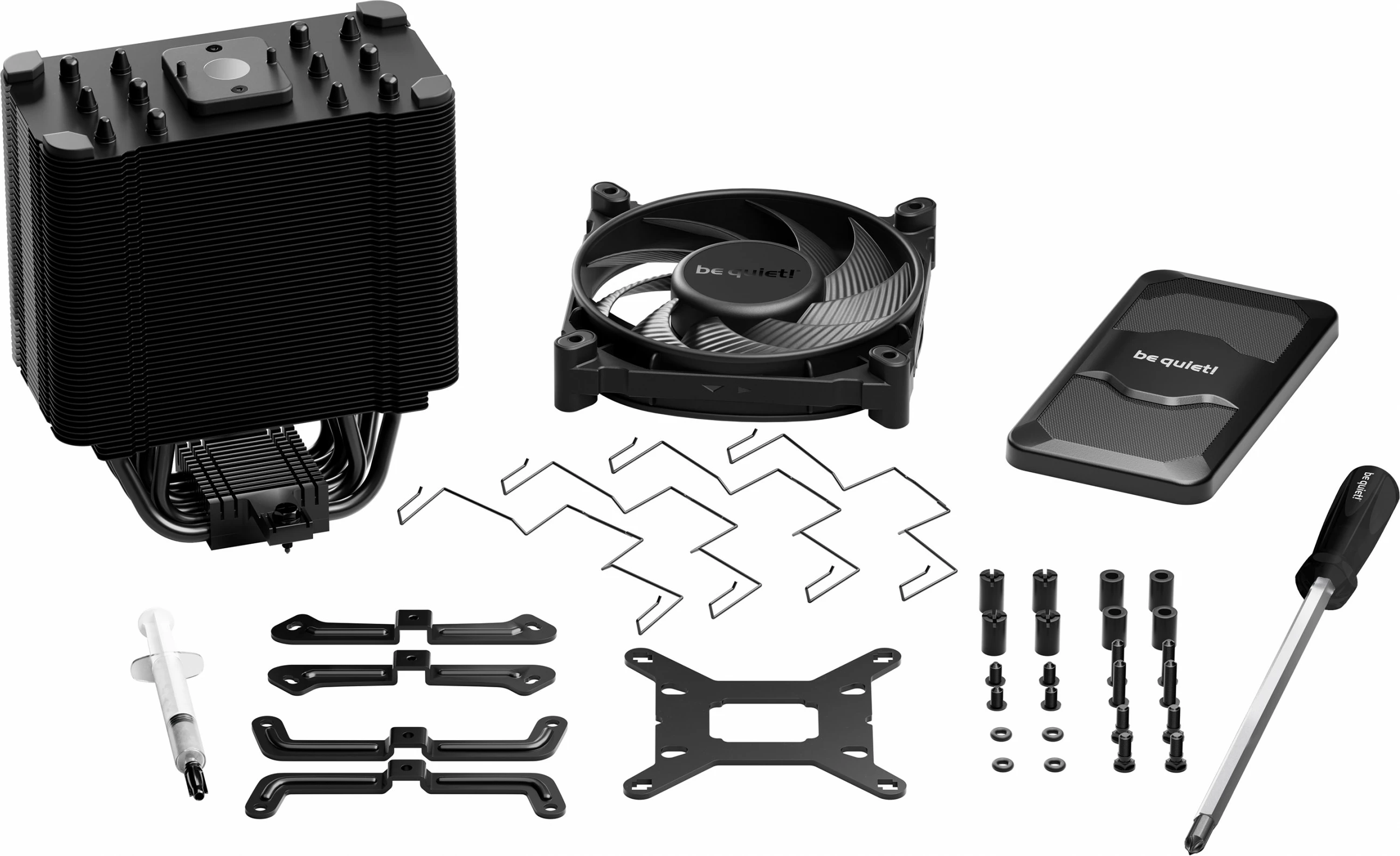Zračno hlajenje Dark Rock 5 Be Quiet!, 12 cm, 2100 RPM, črno