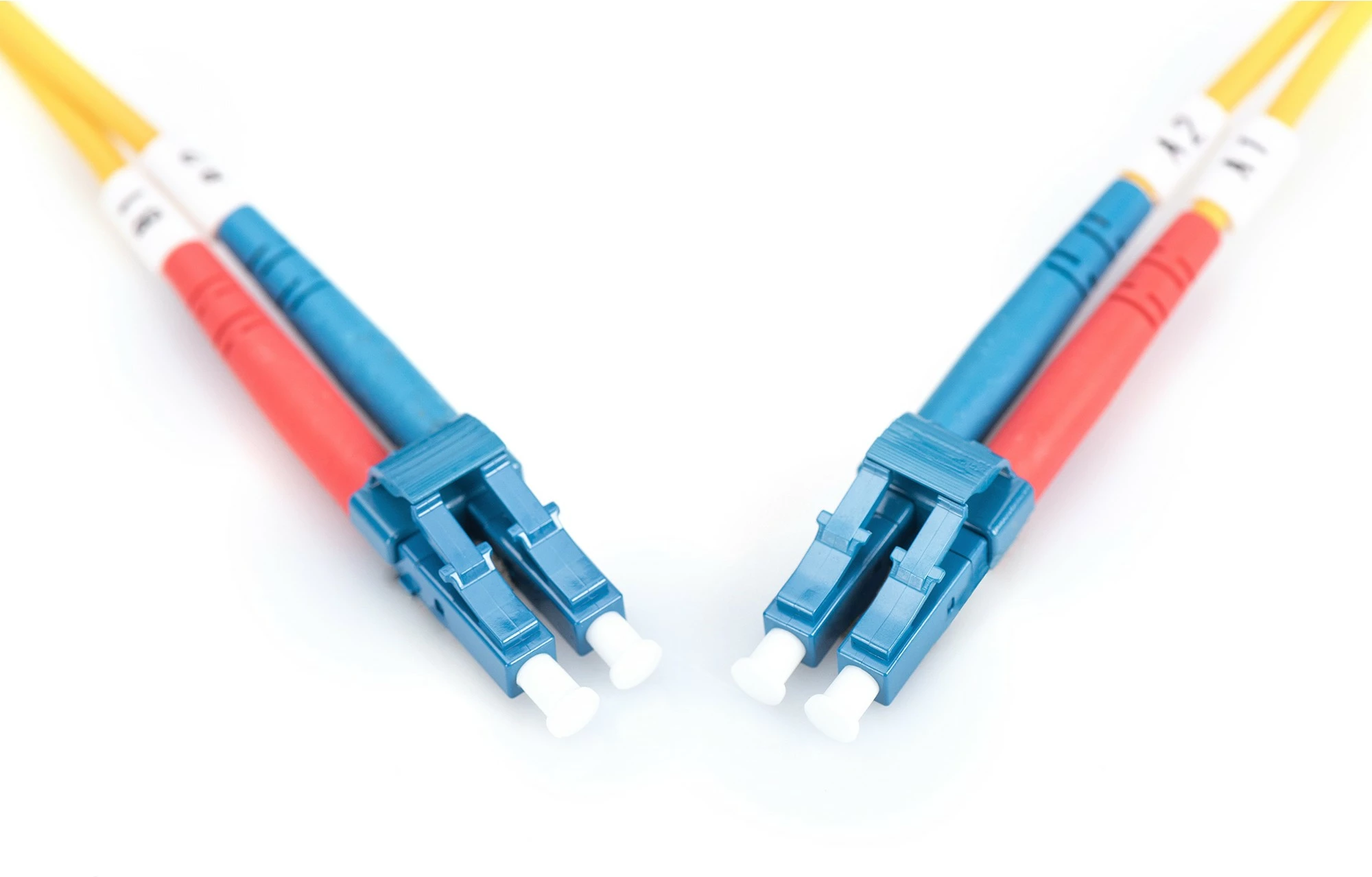 Optični kabel LC/LC singlemode OS2, 2 m, rumen – Digitus