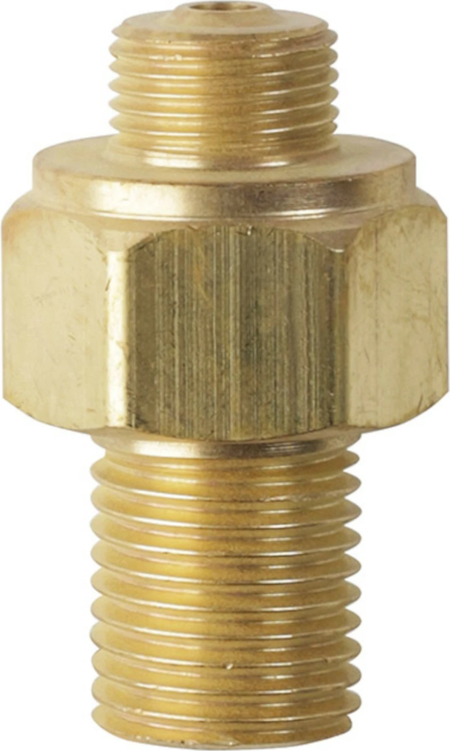 Adapter redukcijski za jeklenke s plinom, Meva U4753, navoji G1/4L na 7/16"