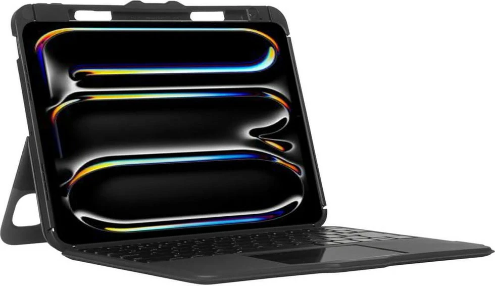 Ovitek z brezžično osvetljeno tipkovnico, Targus Versavu, Bluetooth 5.0, španski QWERTY, črn