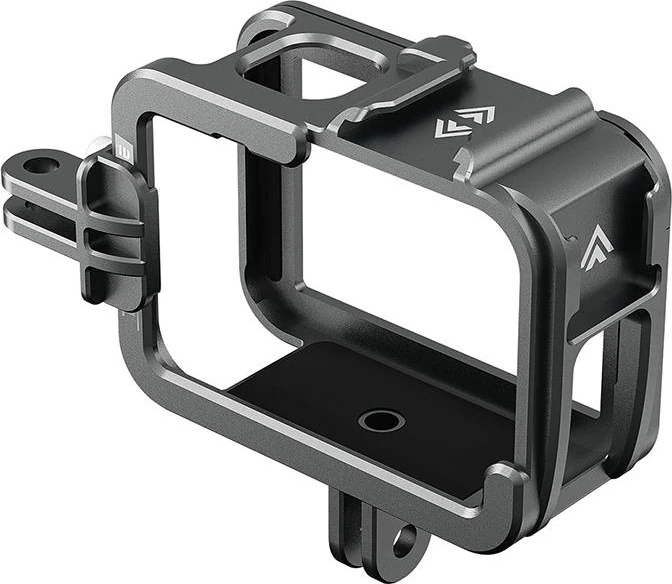 Aluminijasto ohišje za GoPro Hero 12/11/10/9, s vertikalnim adapterjem, sivo, Telesin GP-FMS-G11-TZ