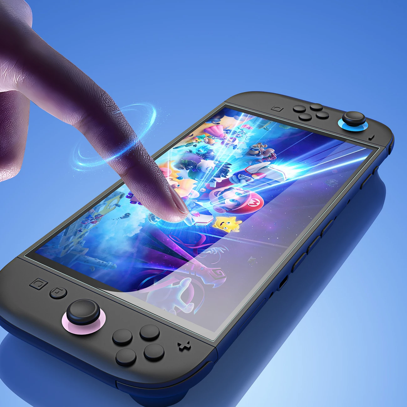 Zaščitno kaljeno steklo HD za Nintendo Switch 2, Dux Ducis, 9H, 92% prosojnost, montažni okvir