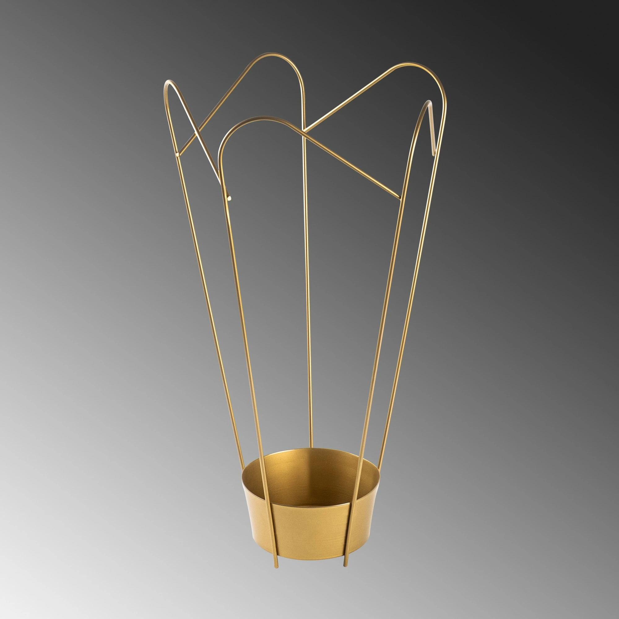 Kovinski dekorativni okras, zlate barve Aberto Design GED-016-A