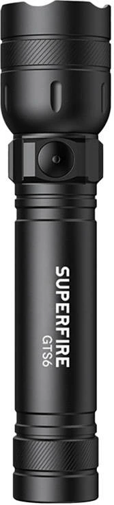 Ročna svetilka, 360 lm, USB-C, črna Superfire GTS6